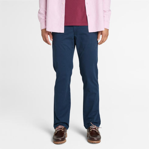 Timberland Mens Claremont Twill Chino Pant (Straight) in Blue