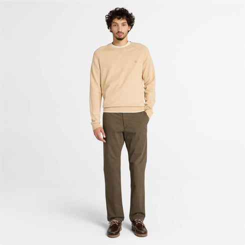 Timberland Mens Claremont Twill Chino Pant (Straight) in Leaf Green
