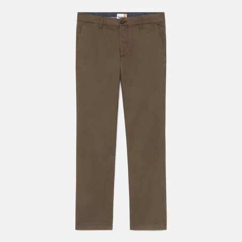 Timberland Mens Claremont Twill Chino Pant (Straight) in Leaf Green