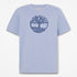 Timberland Mens Kennebec River Tree Logo Short Sleeve Tee in Blue