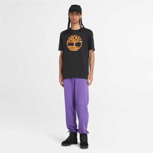 Timberland Mens Kennebec River Tree Logo Short - T-Shirt in Black