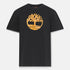 Timberland Mens Kennebec River Tree Logo Short - T-Shirt in Black
