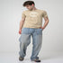 Timberland Mens Kennebec River Tree Logo Short Sleeve Tee in Beige