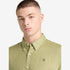 Timberland Mens Mill Brook Linen Shirt in Green