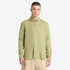 Timberland Mens Mill Brook Linen Shirt in Green