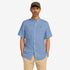 Timberland Mens Mill Brook Linen Short Sleeve Shirt in Blue