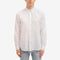 Timberland Mens Lovell Lake Cotton and Linen Long Sleeve Shirt in White
