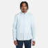 Timberland Mens Lovell Lake Cotton/Linen Long Sleeve Shirt in Blue