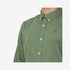 Timberland Mens Lovell Lake Cotton and Linen Long Sleeve Shirt in Green