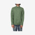 Timberland Mens Lovell Lake Cotton and Linen Long Sleeve Shirt in Green