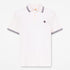 Timberland Mens Oyster River Tipped Collar Ss Polo in White