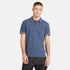 Timberland Mens Oyster River Tipped Collar Ss Polo in Blue