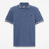 Timberland Mens Oyster River Tipped Collar Ss Polo in Blue