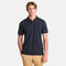 Timberland Mens Oyster River Washed Short Sleeve Polo in Blue