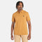 Timberland Mens Oyster River Washed Short Sleeve Polo in Brown