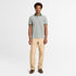 Timberland Mens Oyster River Oxford Short Sleeve Polo in Green