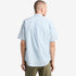 Timberland Mens Short Sleeve Stretch Poplin Shirt in Blue