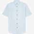 Timberland Mens Short Sleeve Stretch Poplin Shirt in Blue