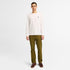 Timberland Mens Chest Logo Longsleeve Tee (Reg) in White