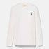 Timberland Mens Chest Logo Longsleeve Tee (Reg) in White