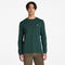 Timberland Mens Chest Logo Longsleeve Tee (Reg) in Dark Green