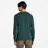 Timberland Mens Chest Logo Longsleeve Tee (Reg) in Dark Green