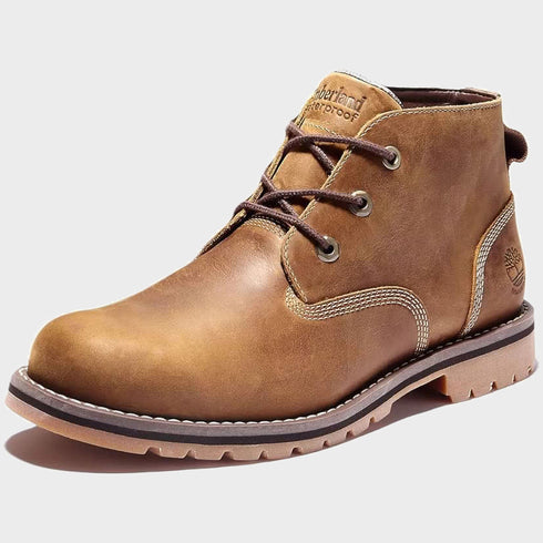 Timberland Mens Mid Lace Up Waterproof Chukka Boot in Rust/Copper