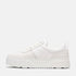 Timberland Womens Laurel Court Low Lace Up Sneaker in White Full Grain