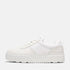 Timberland Womens Laurel Court Low Lace Up Sneaker in White Full Grain