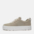Timberland Womens Laurel Court Low Lace Up Sneaker in Light Taupe Suede