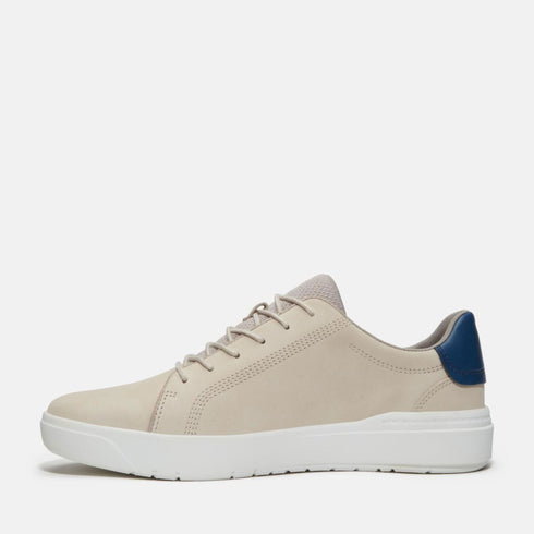 Timberland Mens Seneca Bay Low Lace Up Sneaker in Natural Nubuck