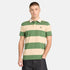 Timberland Mens Rugby Striped Short Sleeve Polo