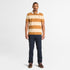 Timberland Mens Rugby Striped Short Sleeve Polo