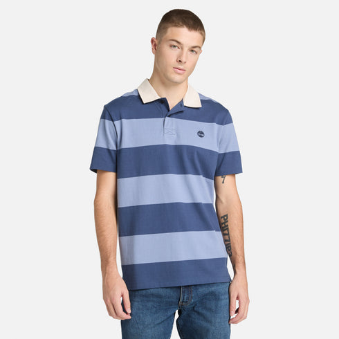 Rugby Striped Short Sleeve Polo