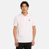 Timberland Mens Branded Collar Short Sleeve Polo in White