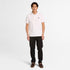 Timberland Mens Branded Collar Short Sleeve Polo in White