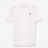 Timberland Mens Branded Collar Short Sleeve Polo in White