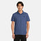 Timberland Mens Branded Collar Short Sleeve Polo in Blue