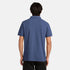 Timberland Mens Branded Collar Short Sleeve Polo in Blue