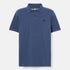 Timberland Mens Branded Collar Short Sleeve Polo in Blue