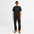 Timberland Mens Outlined Graphic Ss Tee in Black