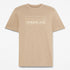 Timberland Mens Outlined Graphic Ss Tee in Beige