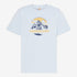 Timberland Mens Mountain Graphic Short Sleeve Tee in Blue