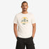 Timberland Mens Mountain Graphic Short Sleeve Tee in White
