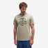 Timberland Mens Mountain Graphic Short Sleeve Tee in Beige