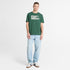 Timberland Mens Front Graphic Shortsleeve Tee in Green