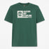 Timberland Mens Front Graphic Shortsleeve Tee in Green