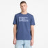Timberland Mens Front Graphic Shortsleeve Tee in Blue