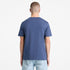Timberland Mens Front Graphic Shortsleeve Tee in Blue