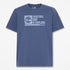 Timberland Mens Front Graphic Shortsleeve Tee in Blue